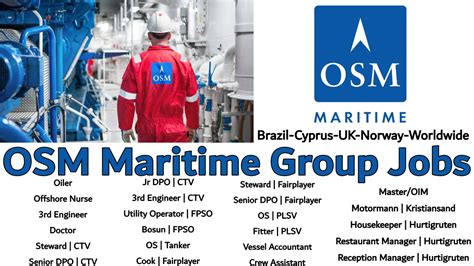OSM Maritime Group Careers and Employment .